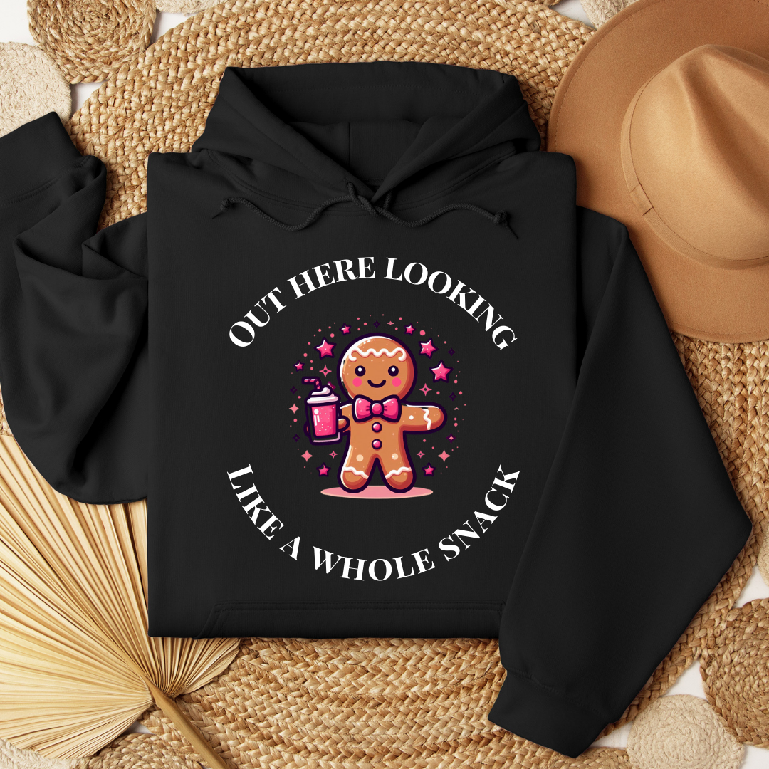 LOOKING LIKE A SNACK GINGERBREAD HOODIE