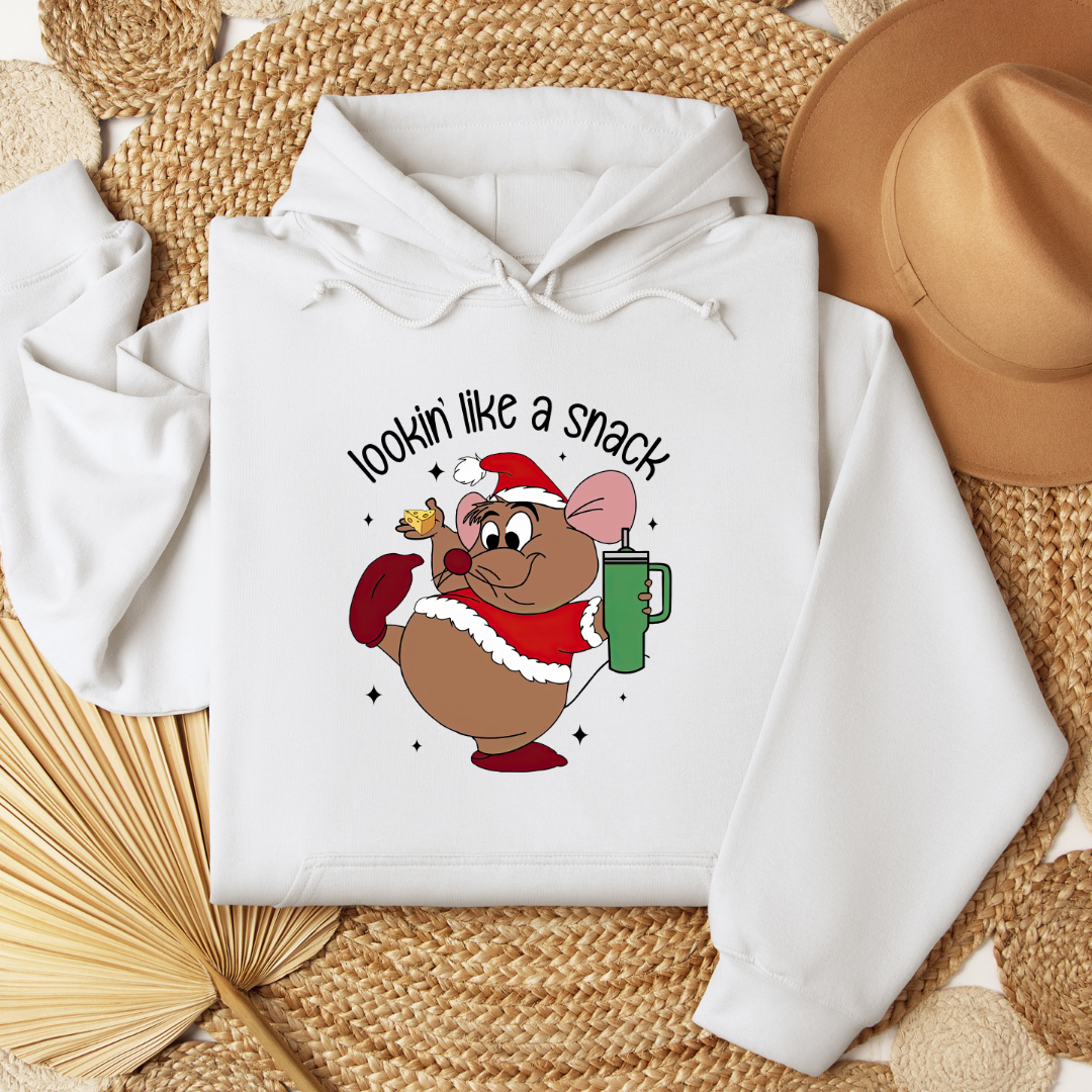 LOOKING LIKE A SNACK CHRISTMAS MOUSE