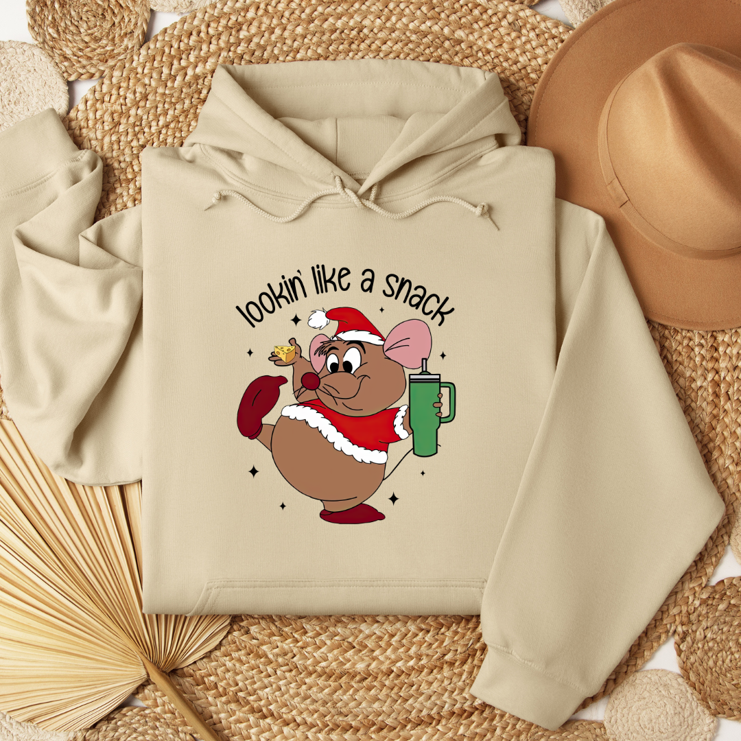 LOOKING LIKE A SNACK CHRISTMAS MOUSE