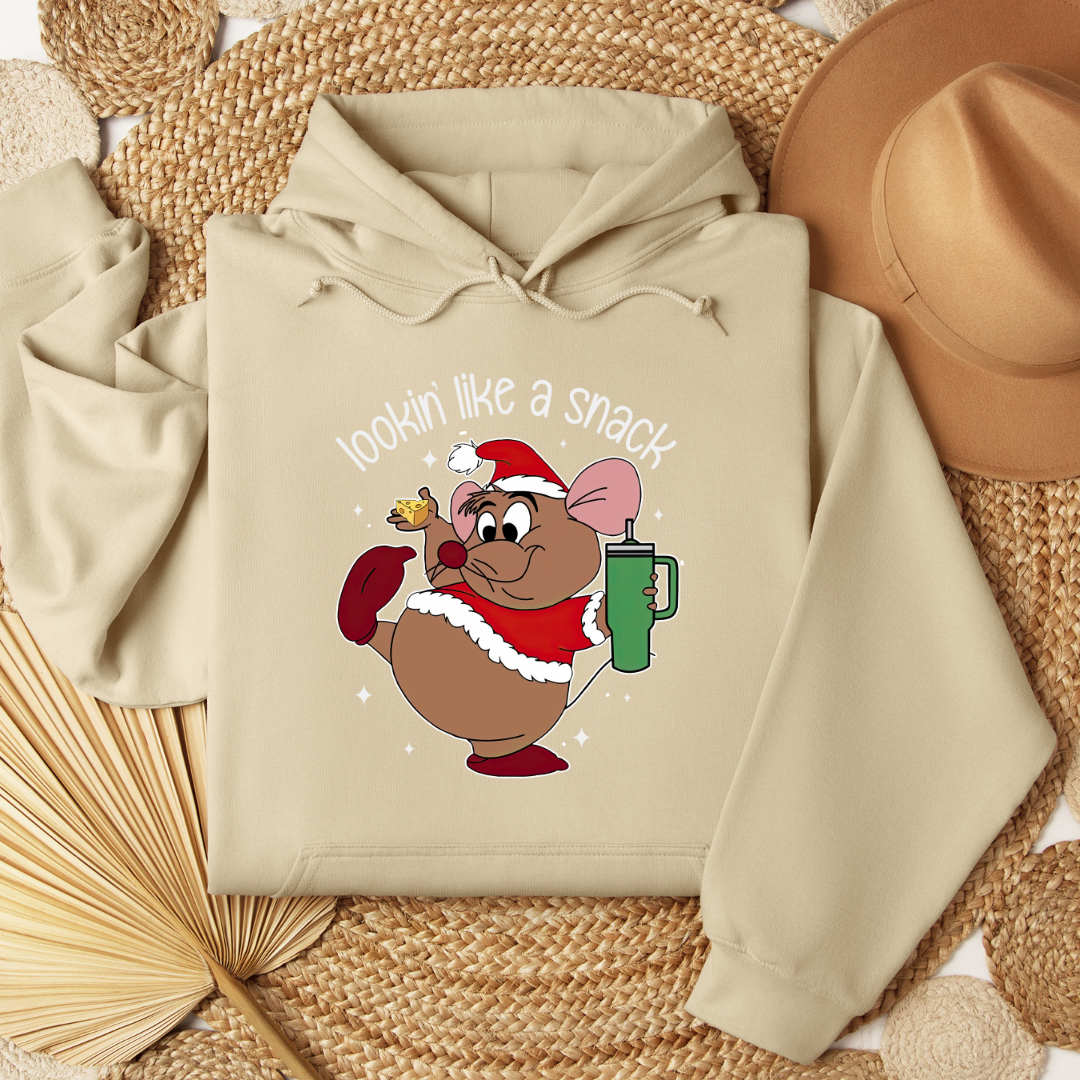LOOKING LIKE A SNACK CHRISTMAS MOUSE