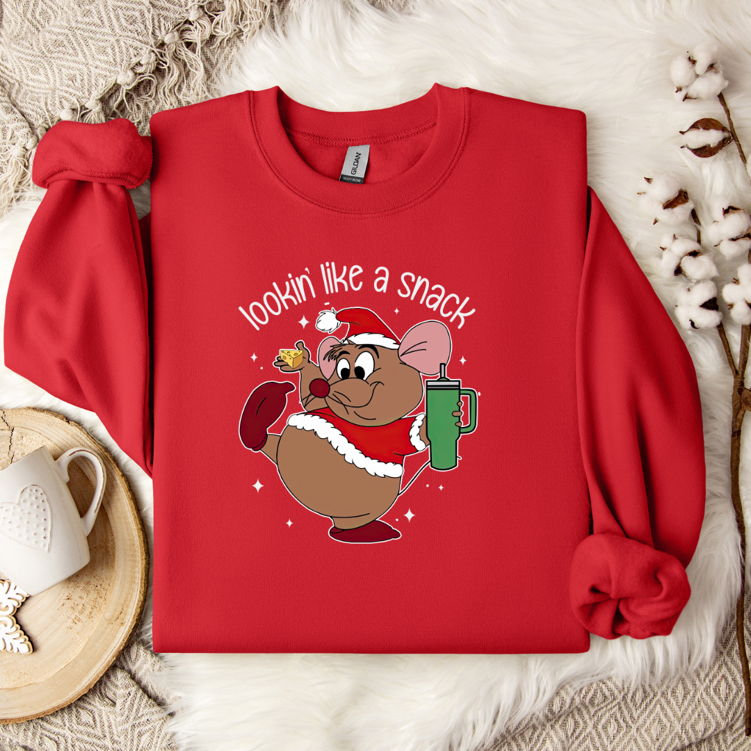 LOOKING LIKE A SNACK CHRISTMAS MOUSE
