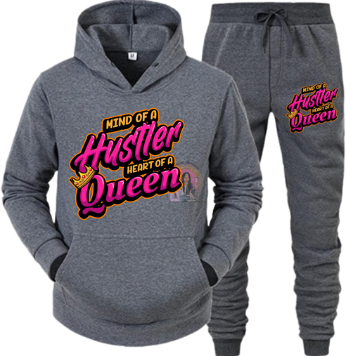 Mind Of a Hustler Heart of a Queen Jogger Set