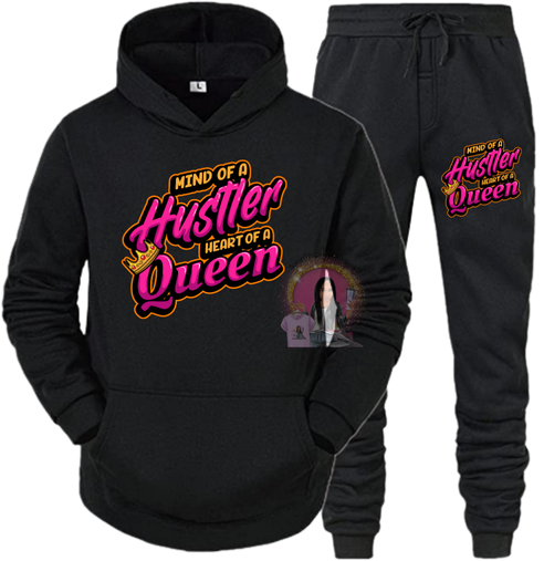 Mind Of a Hustler Heart of a Queen Jogger Set
