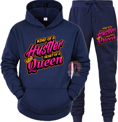 Mind Of a Hustler Heart of a Queen Jogger Set