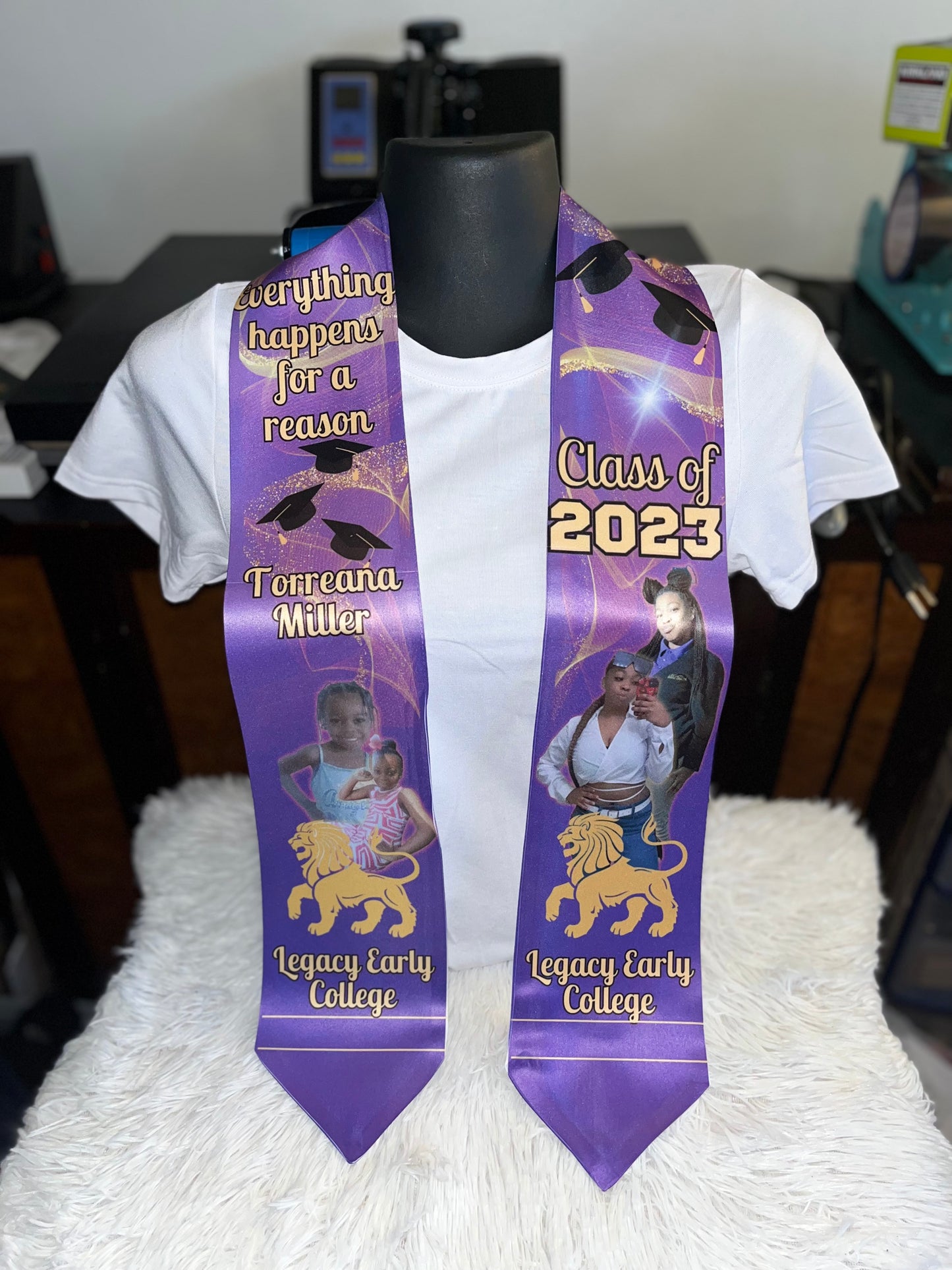 Customized Graduation Stole