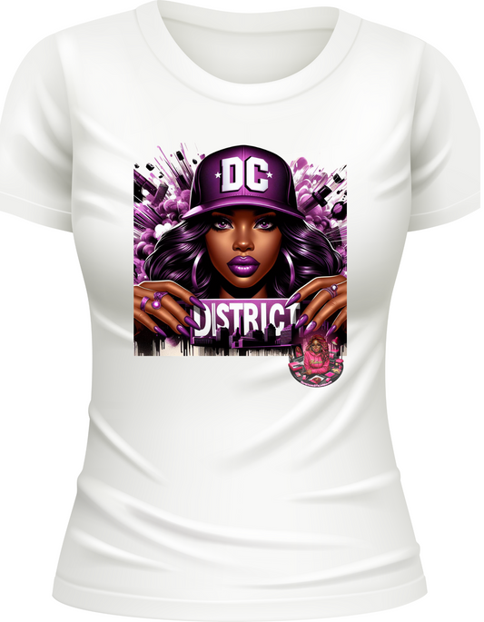 Purple DC Sign T-shirt