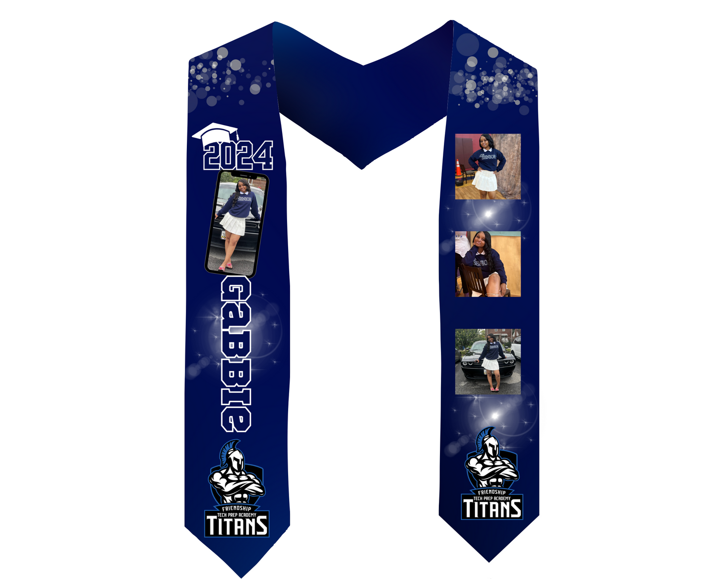 Customized Graduation Stole