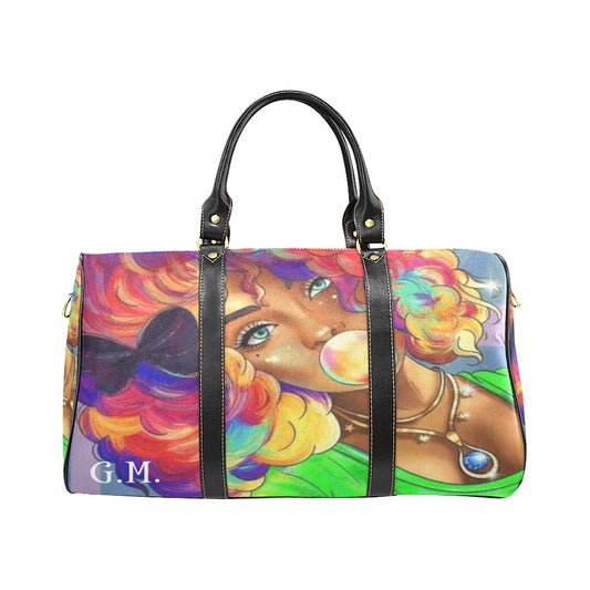 Colorful Bubblegum Girl Duffel Bag