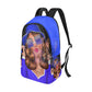 Debbie Blue Fabric Backpack