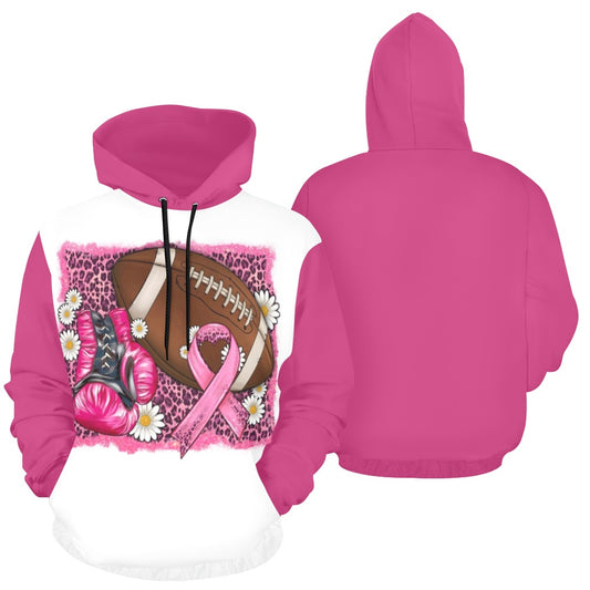Breast Cancer Awareness Hoodie (Boxing Glove w/Football)
