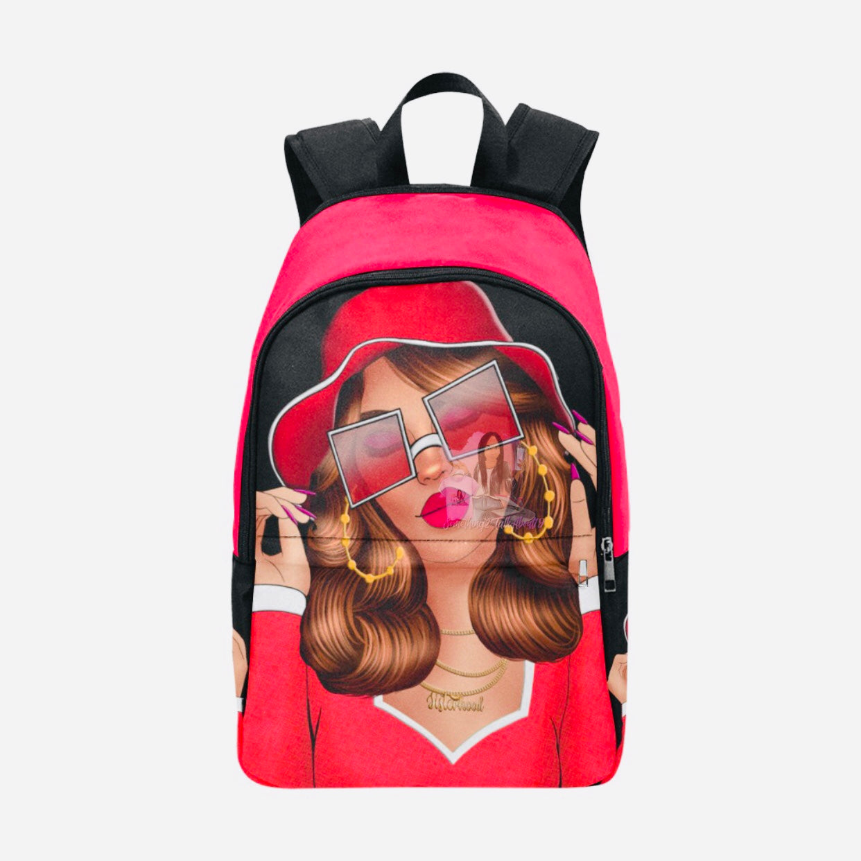 Debbie Red Fabric Backpack