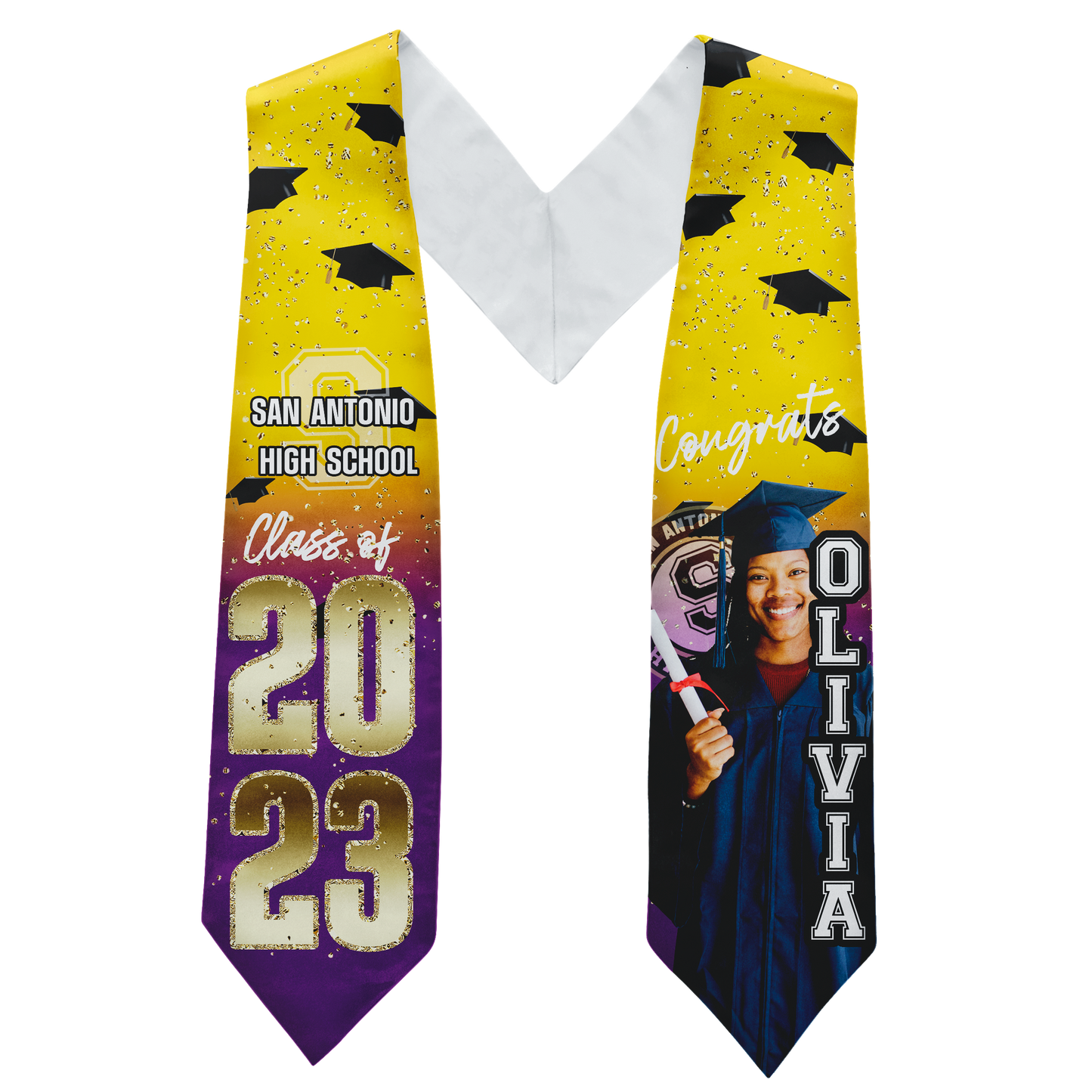 Customized Graduation Stole