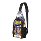 All Over Friday Design Chest Bag