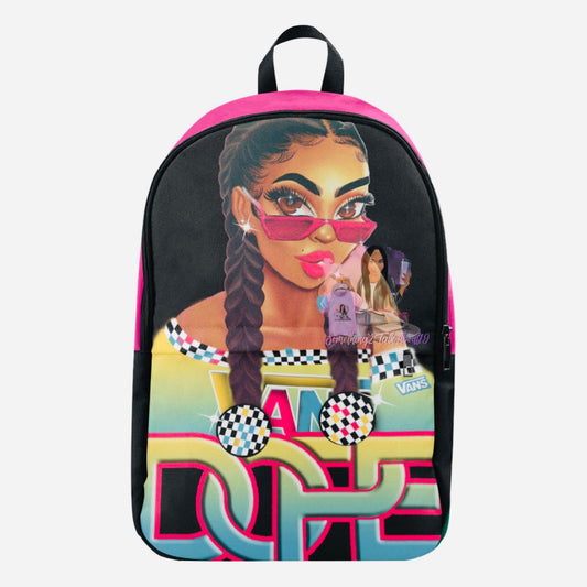 Dope Girl Fabric Backpack