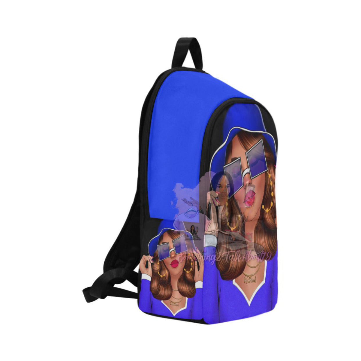 Debbie Blue Fabric Backpack