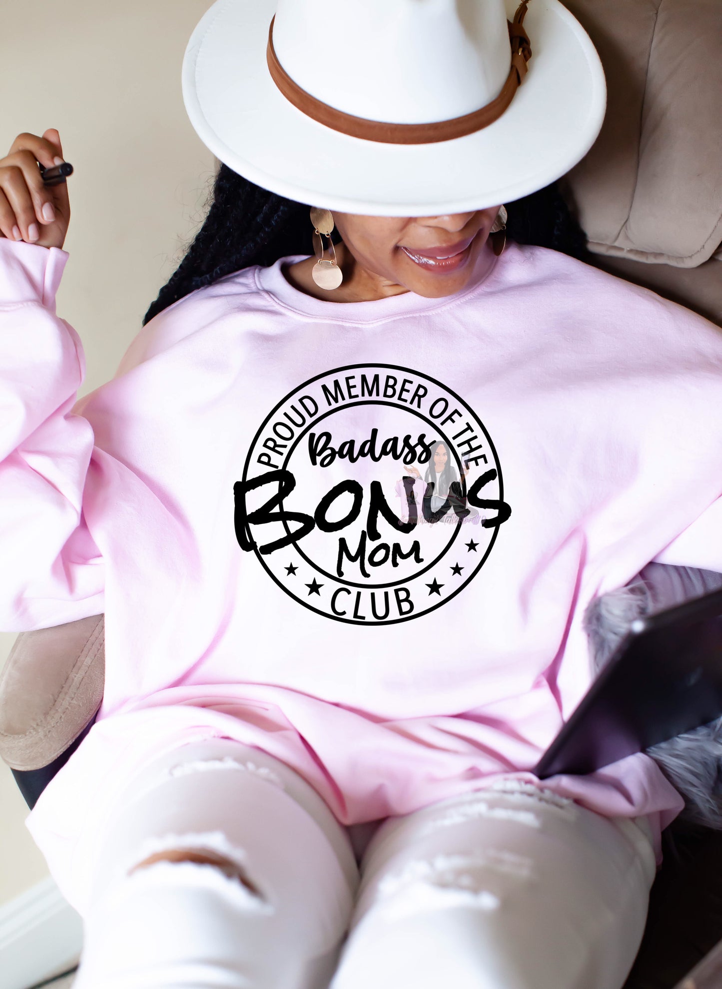 Badass Bonus Mom Sweatshirt