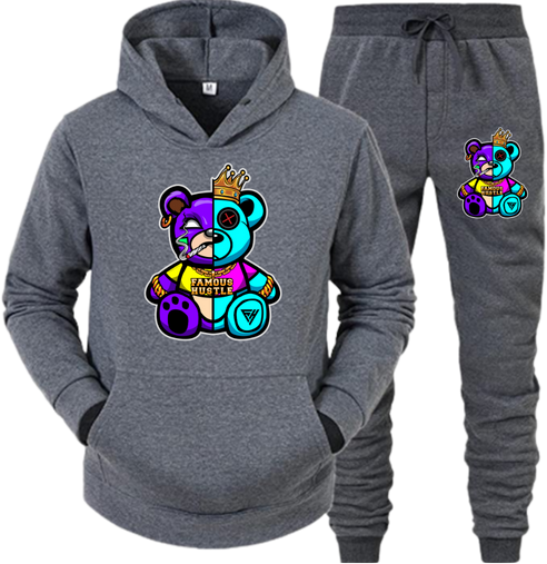 Famous Hustle Bear Jogger Set