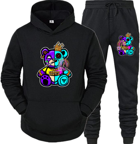 Famous Hustle Bear Jogger Set