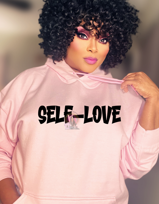 SELF-LOVE Pink Hoodie