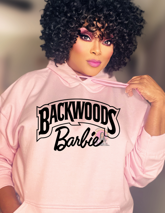 BACKWOOD BARBIE PINK HOODIE