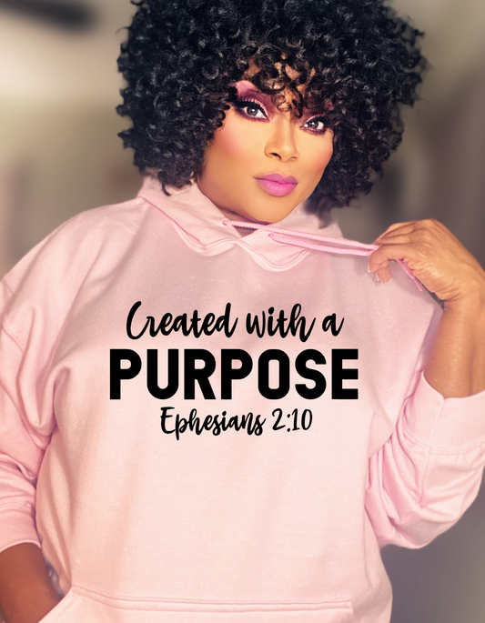 Created with a PURPOSE PINK HOODIE