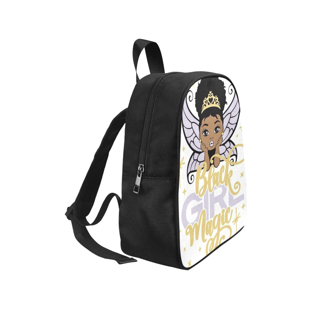 Black Girl Magic(light purple) Toddler Backpack