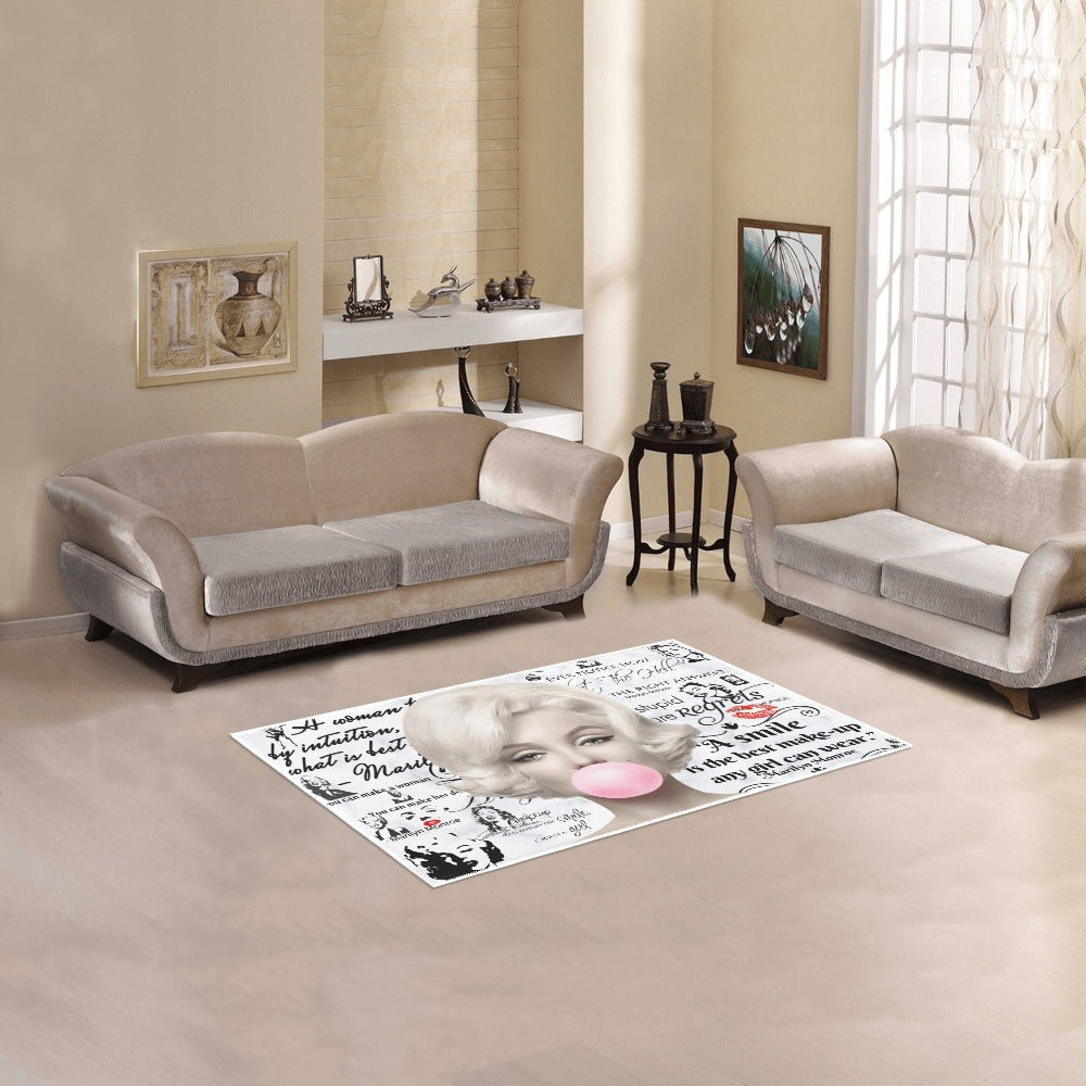 Marilyn I Smile Area Rug