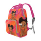 African American Baby Girl Backpack Diaper Bag