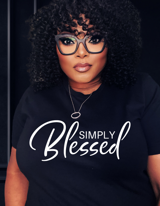 Simply Blessed Crew Neck T-Shirt (Unisex)