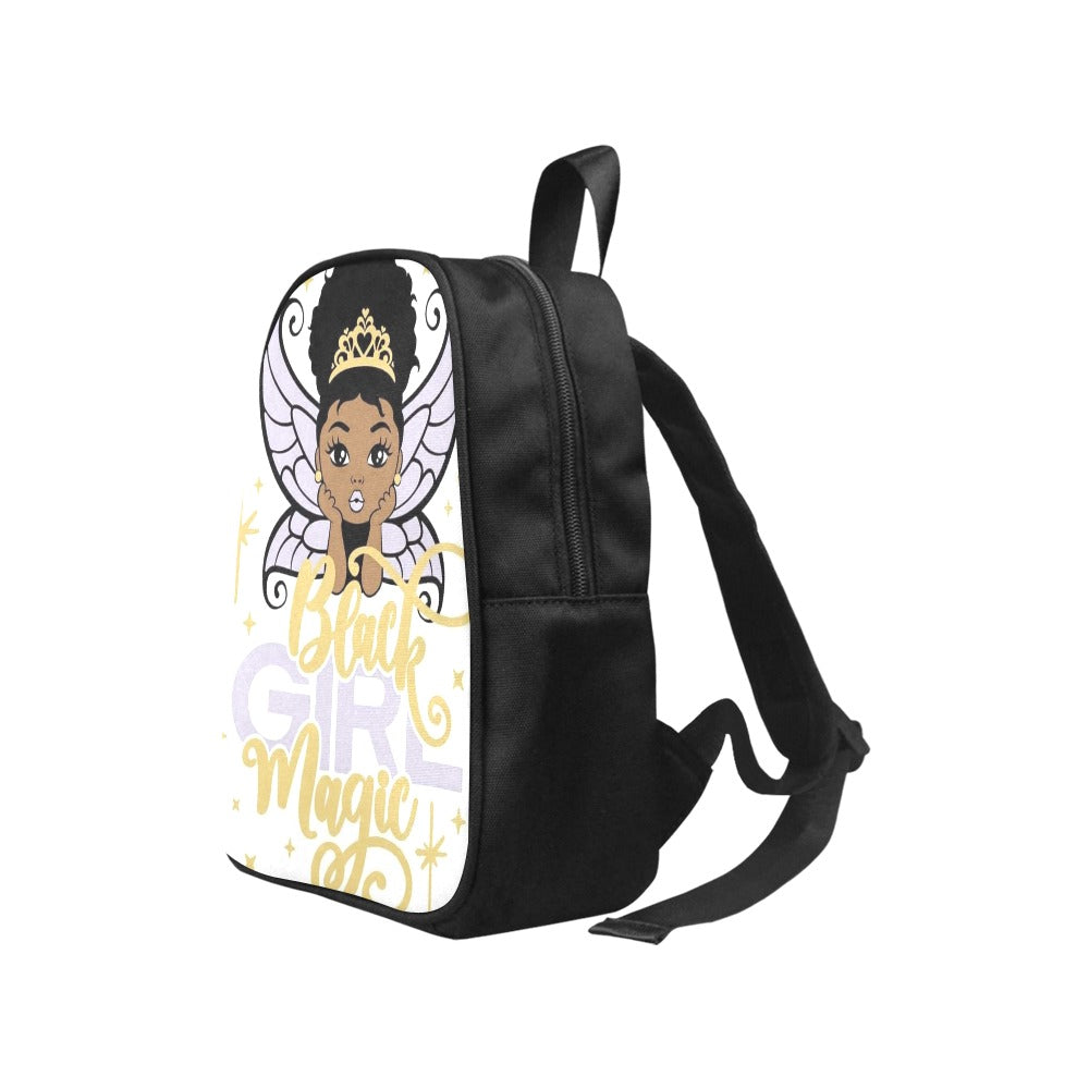 Black Girl Magic(light purple) Toddler Backpack