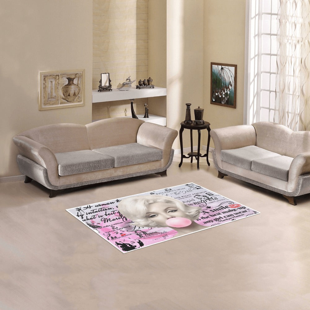 Marilyn I Smile Area Rug