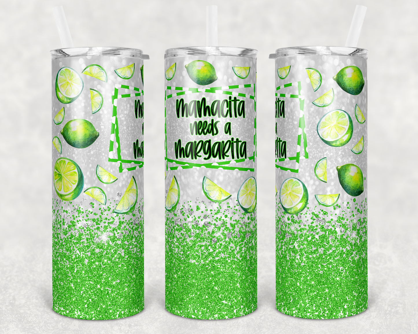 20oz Lime Tumbler