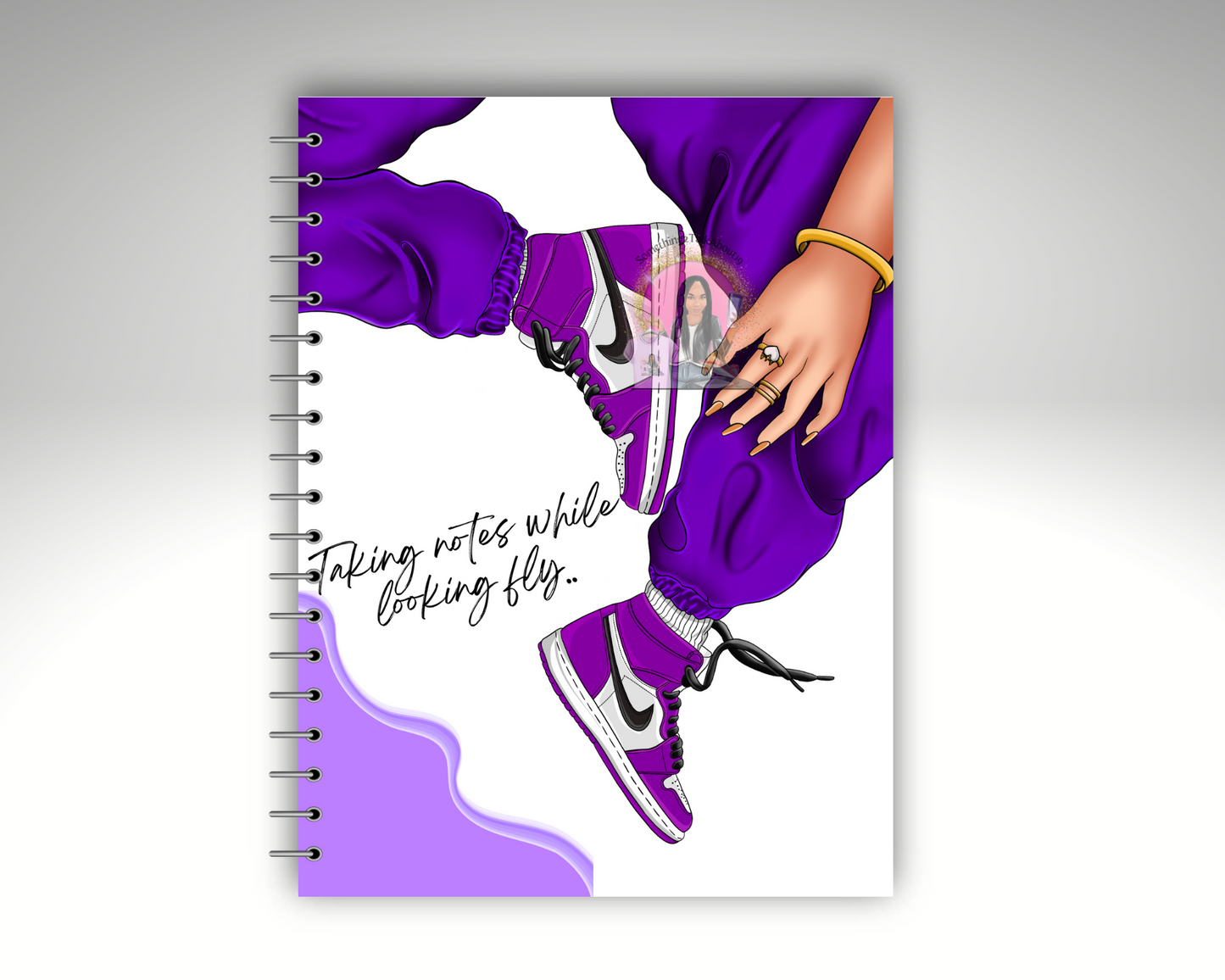 Chic & Her Kicks Spiral Notebook (Daily Journal)